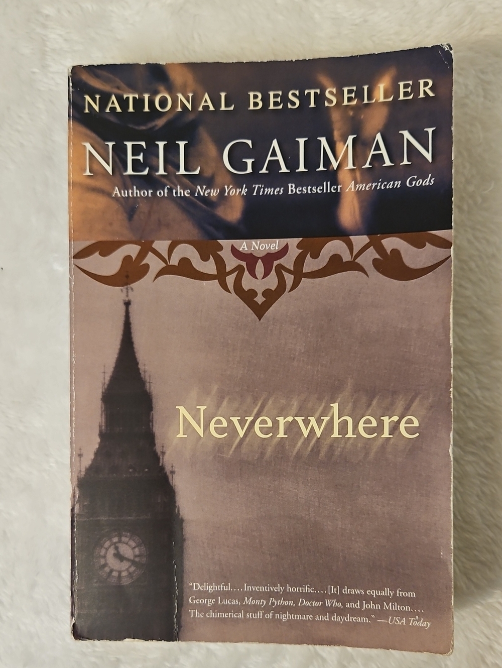Neverwhere by Neil Gaiman Paperback Book